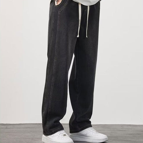 Retro Blaue Gerade Jeans für Herren - Noah