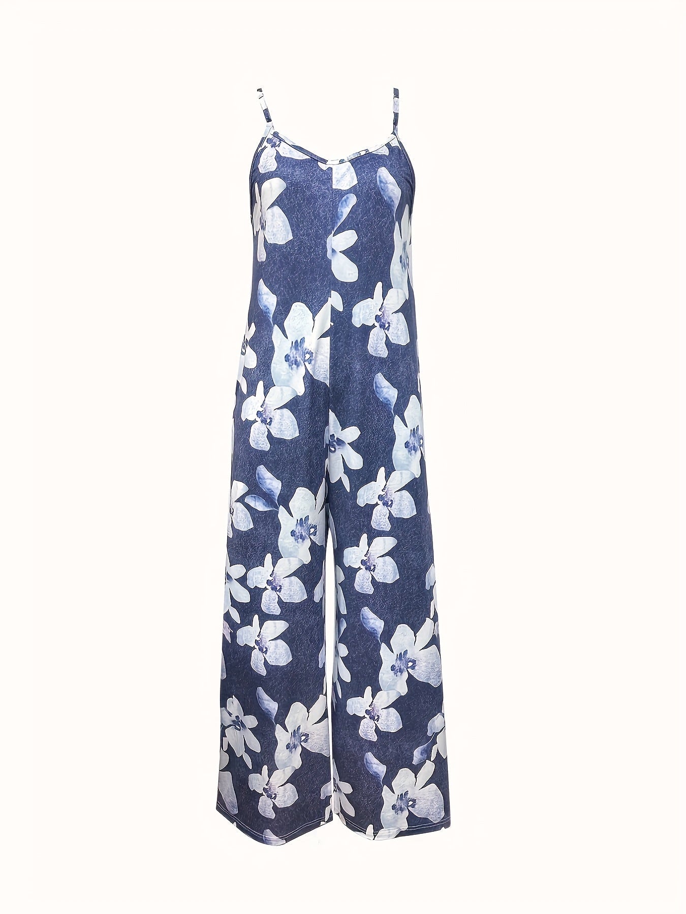 Khaki Allover-Print Jumpsuit - Lara