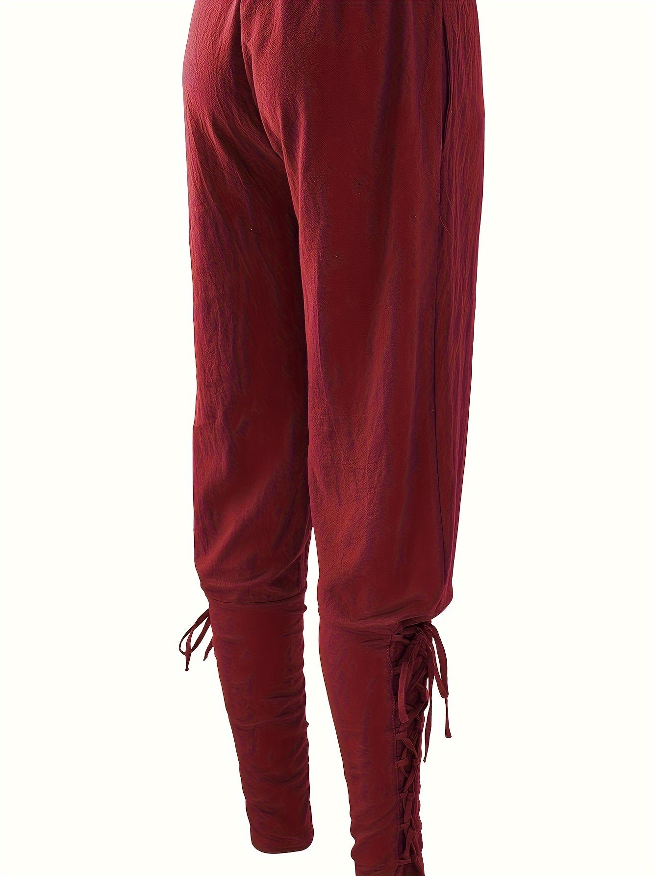 Aprikosenfarbene Retro-Hose - David