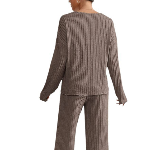 Strick 2-Teiler Beige - Sophia