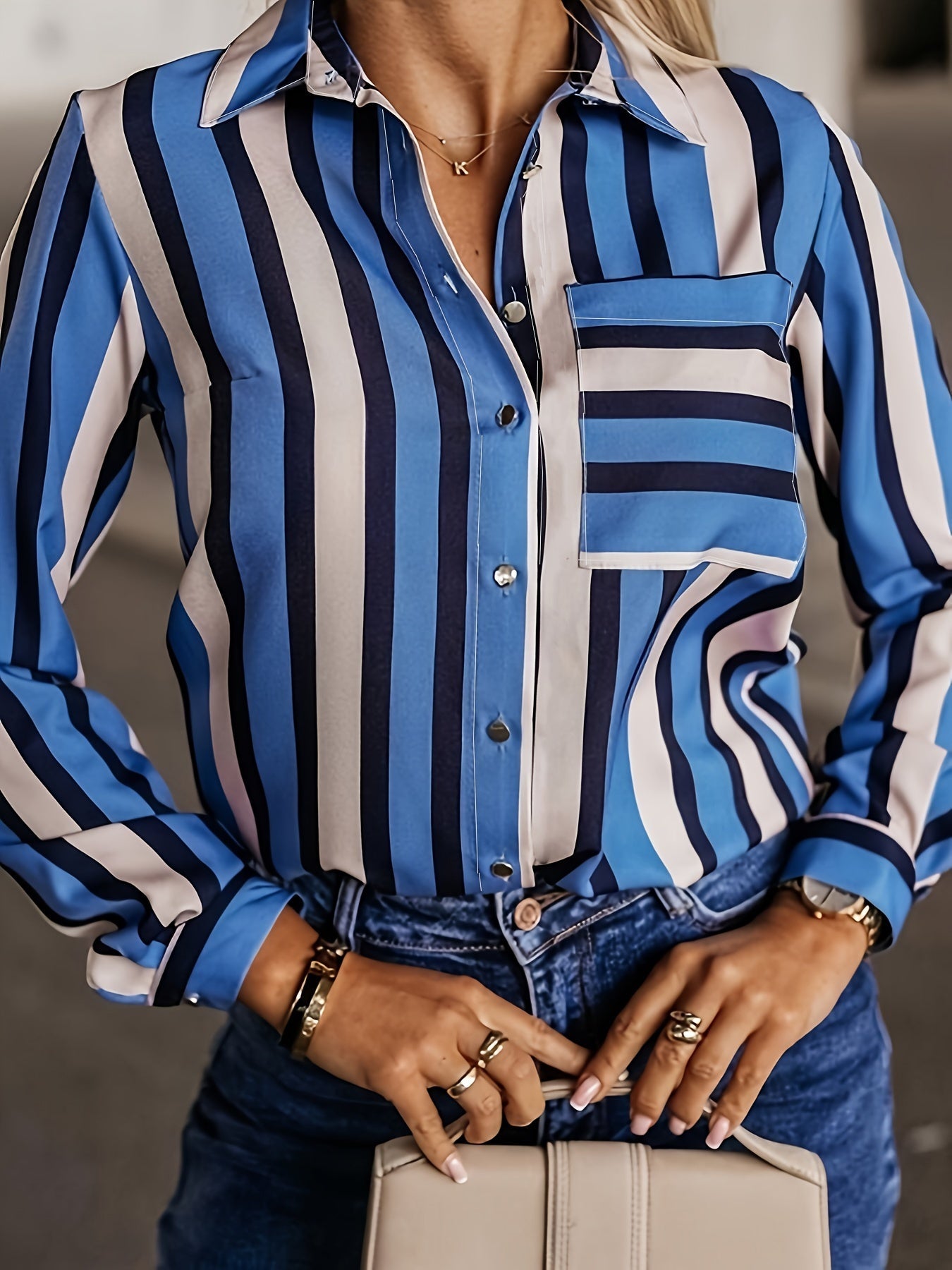 Grüne Mesh-Fledermausärmel Bluse - Nina