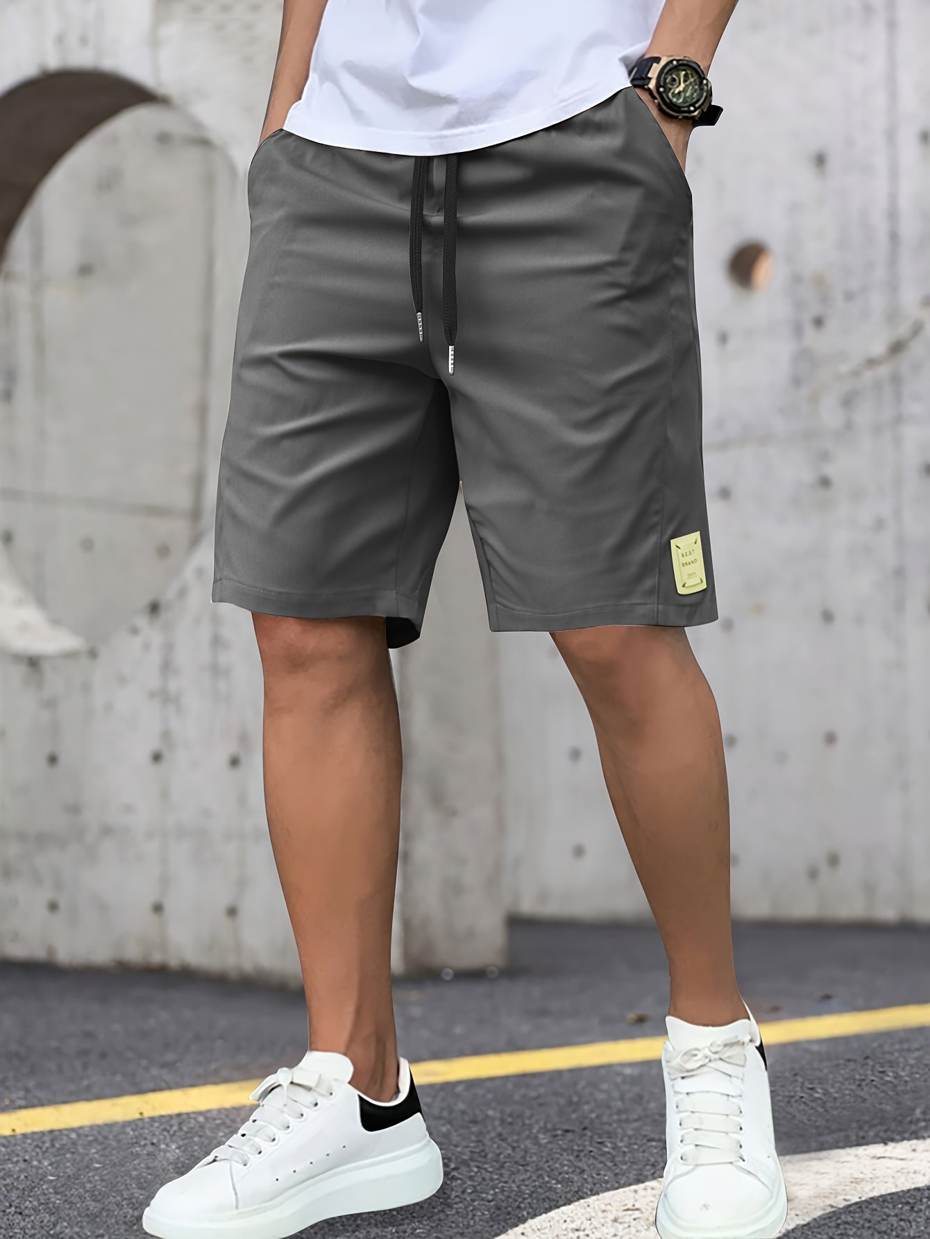 Schwarze Aktiv-Shorts - Kervin