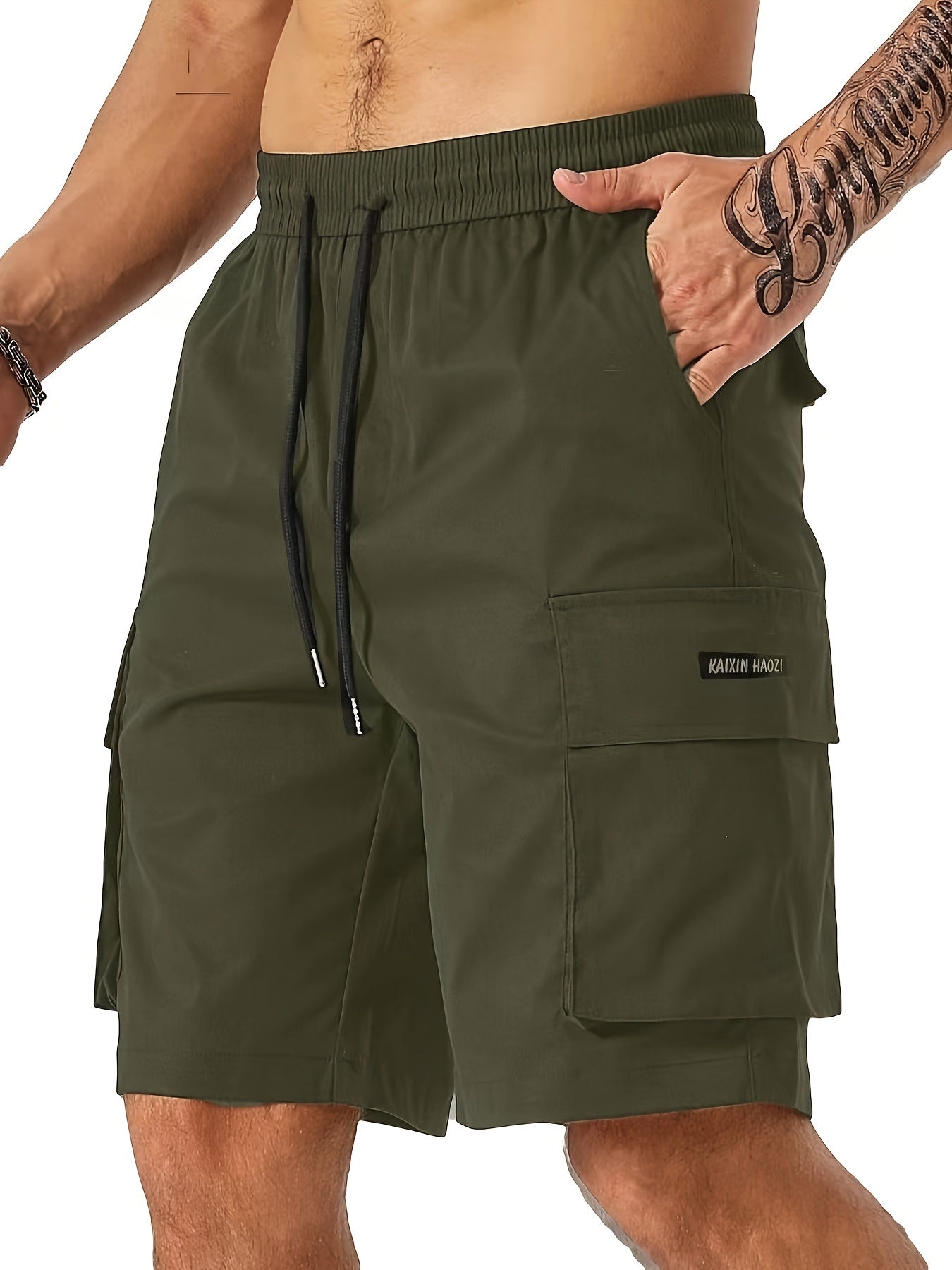 Schwarze Cargo-Shorts - Benjie