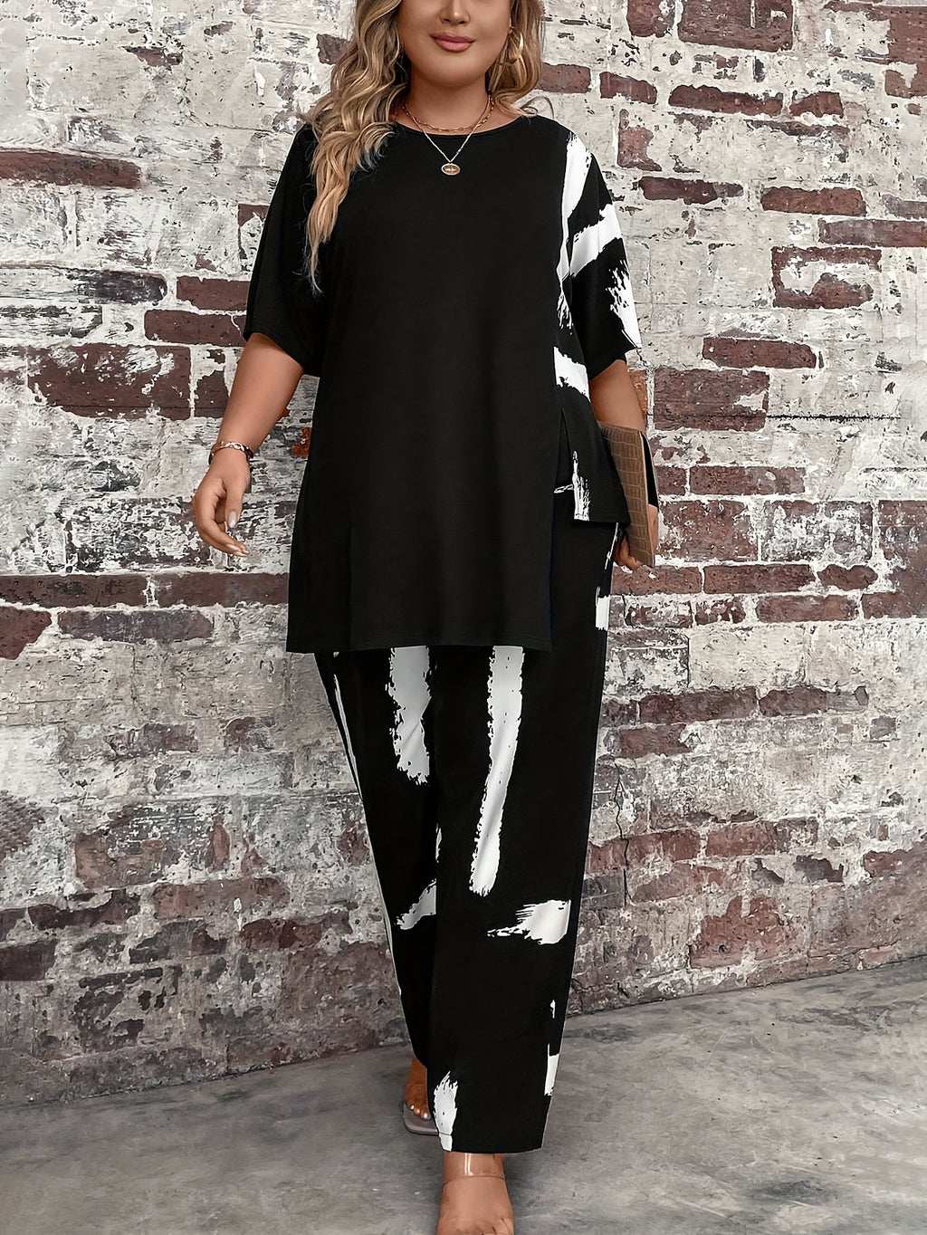 Schwarzes Muster-Set - Laura