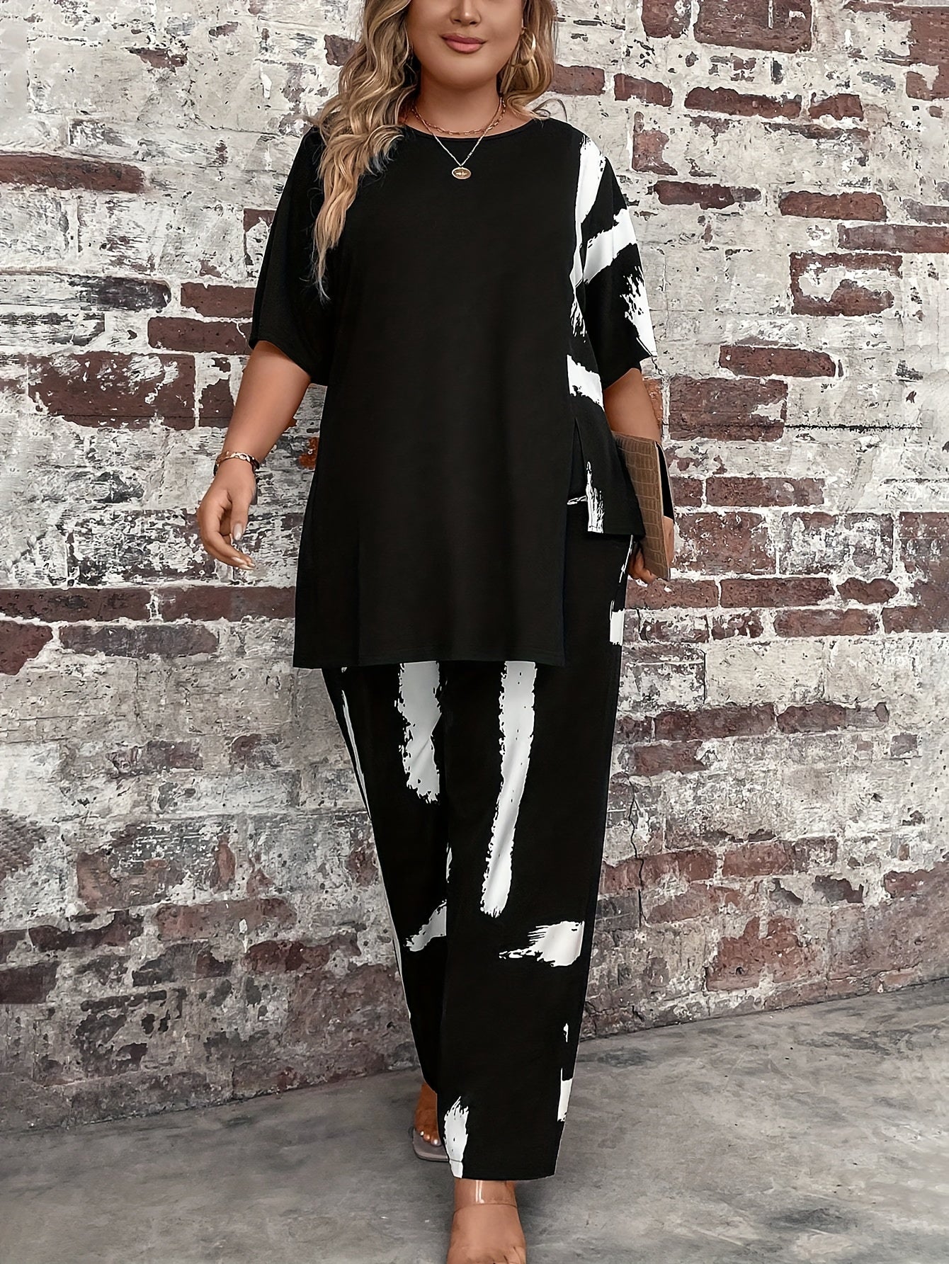 Schwarzes Muster-Set - Laura