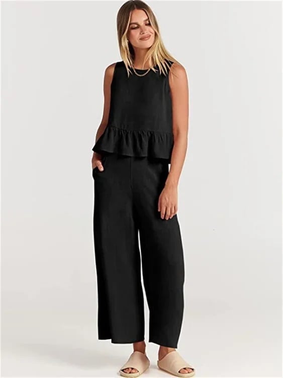 Zara - Schwarzes Sommer-Set für Damen
