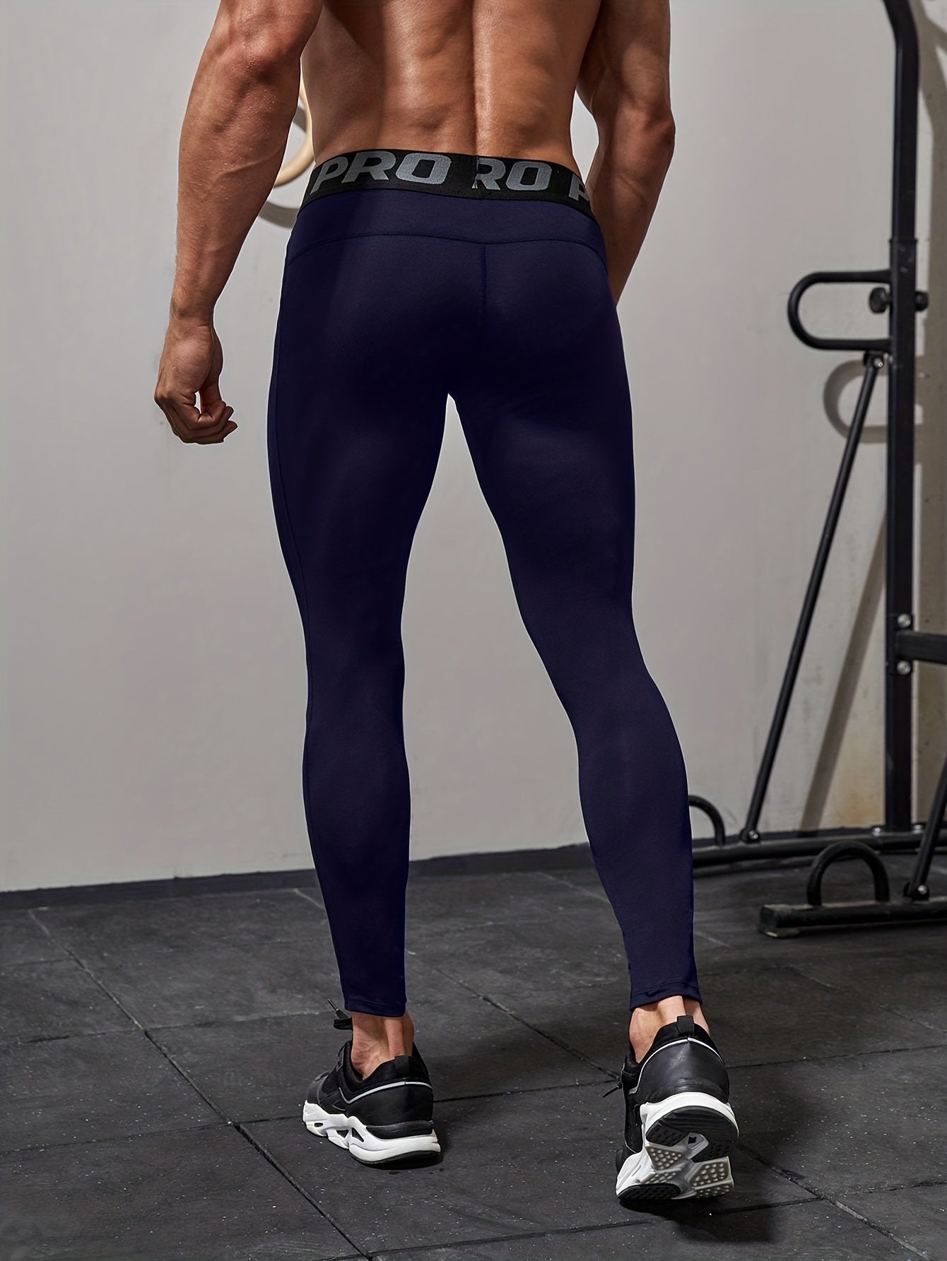 Schwarze Kompressions-Leggings - Wendell