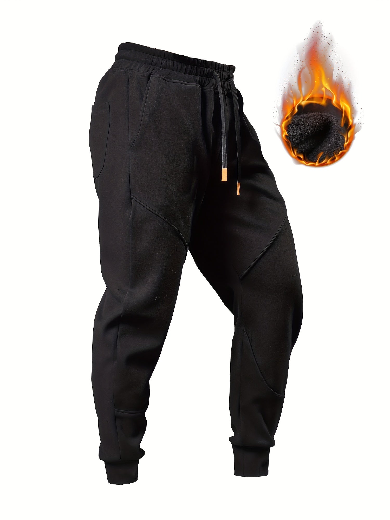 Schwarze Fleece-Jogginghose - Max