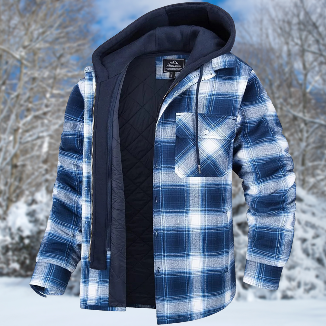 Winterjacke Schwarz-Weiß - Jonas