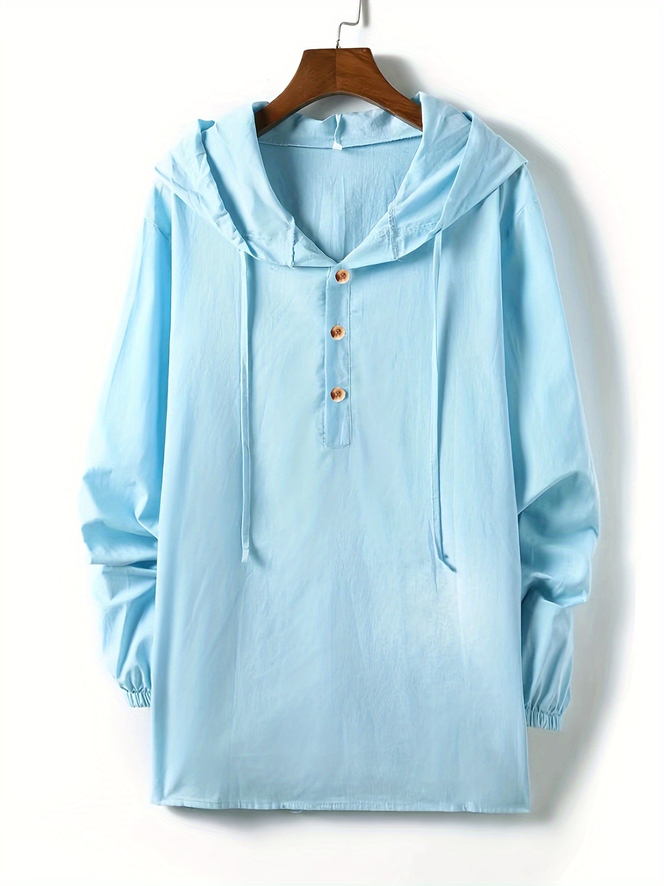 Schwarzes Henley-Shirt - Lars