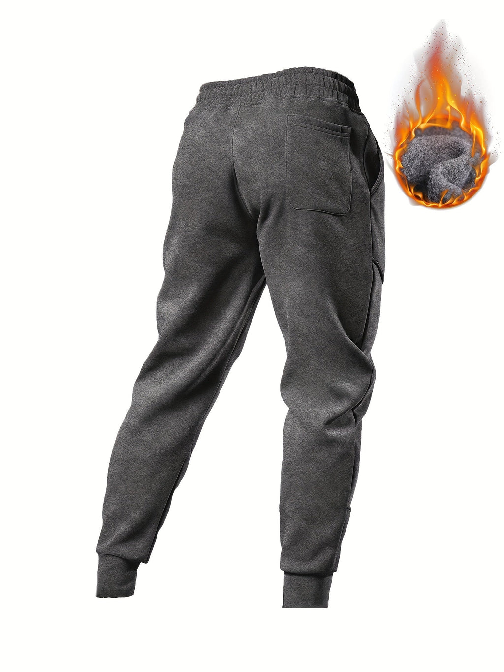 Schwarze Fleece-Jogginghose - Max