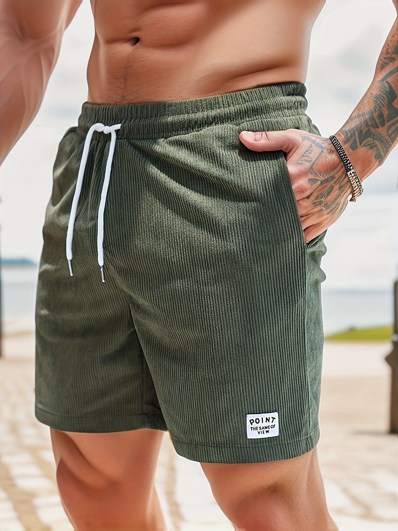 Armee-Grüne Strandshorts - Otto