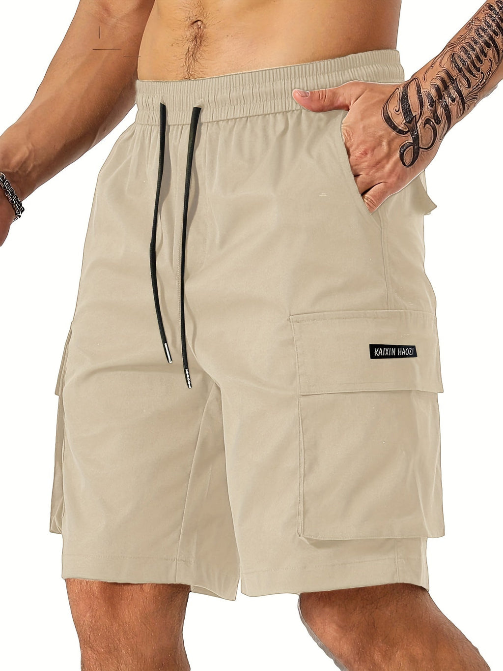 Schwarze Cargo-Shorts - Benjie