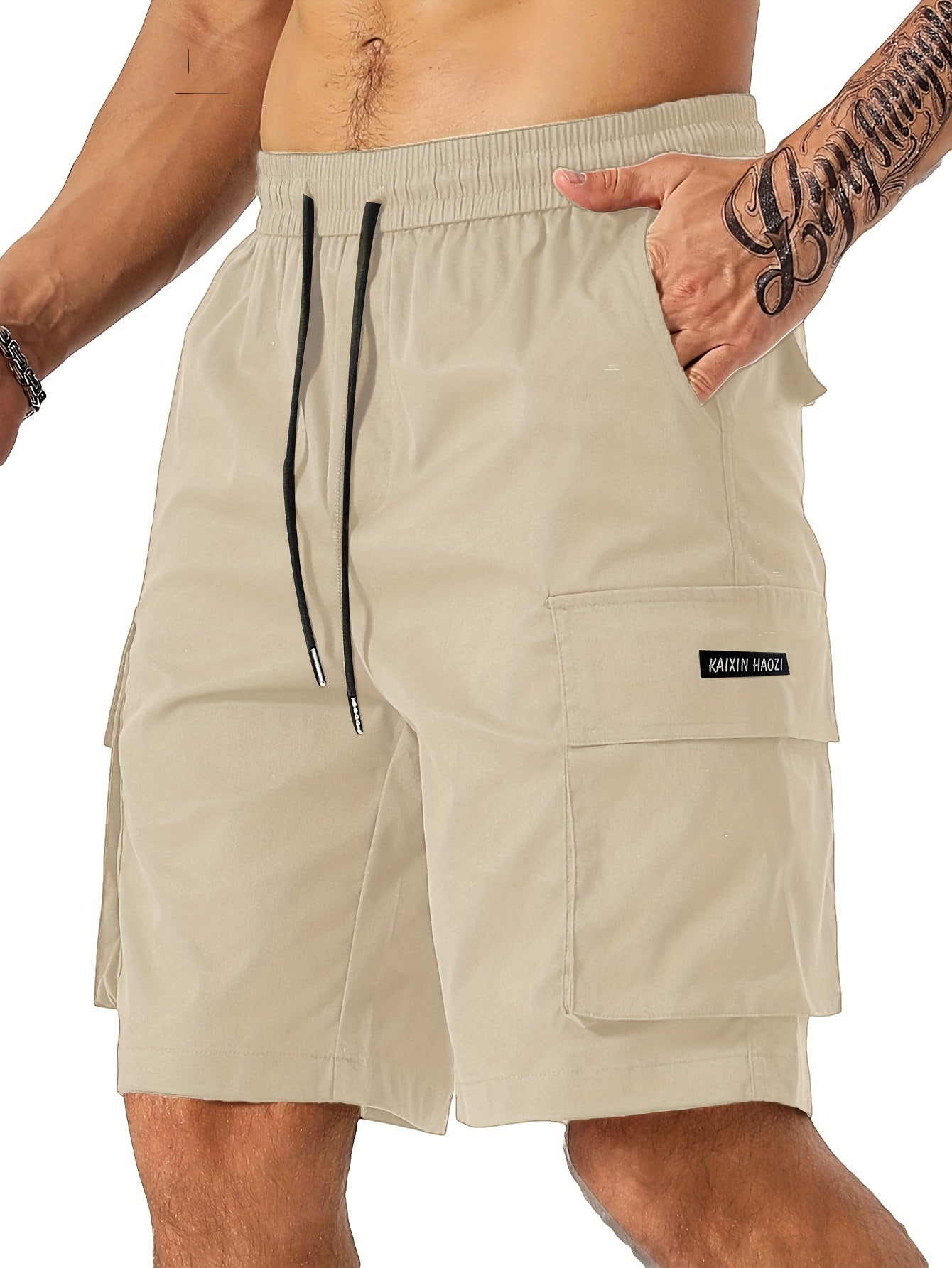Schwarze Cargo-Shorts - Benjie