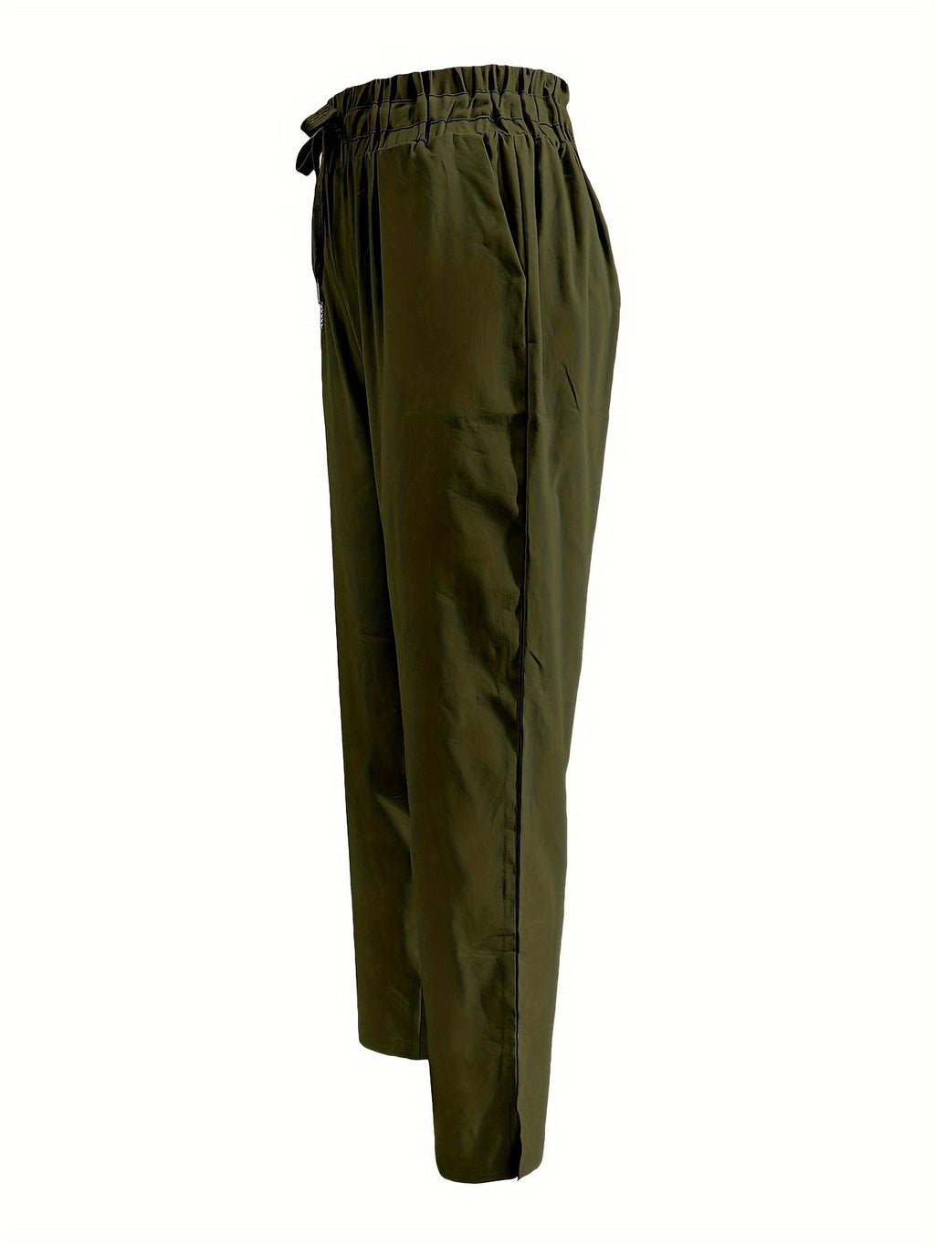 Aprikosenfarbene Slim Fit Hose - Nora