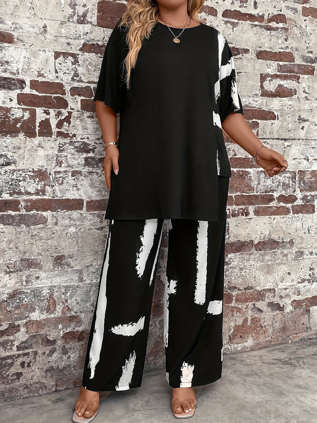 Schwarzes Muster-Set - Laura