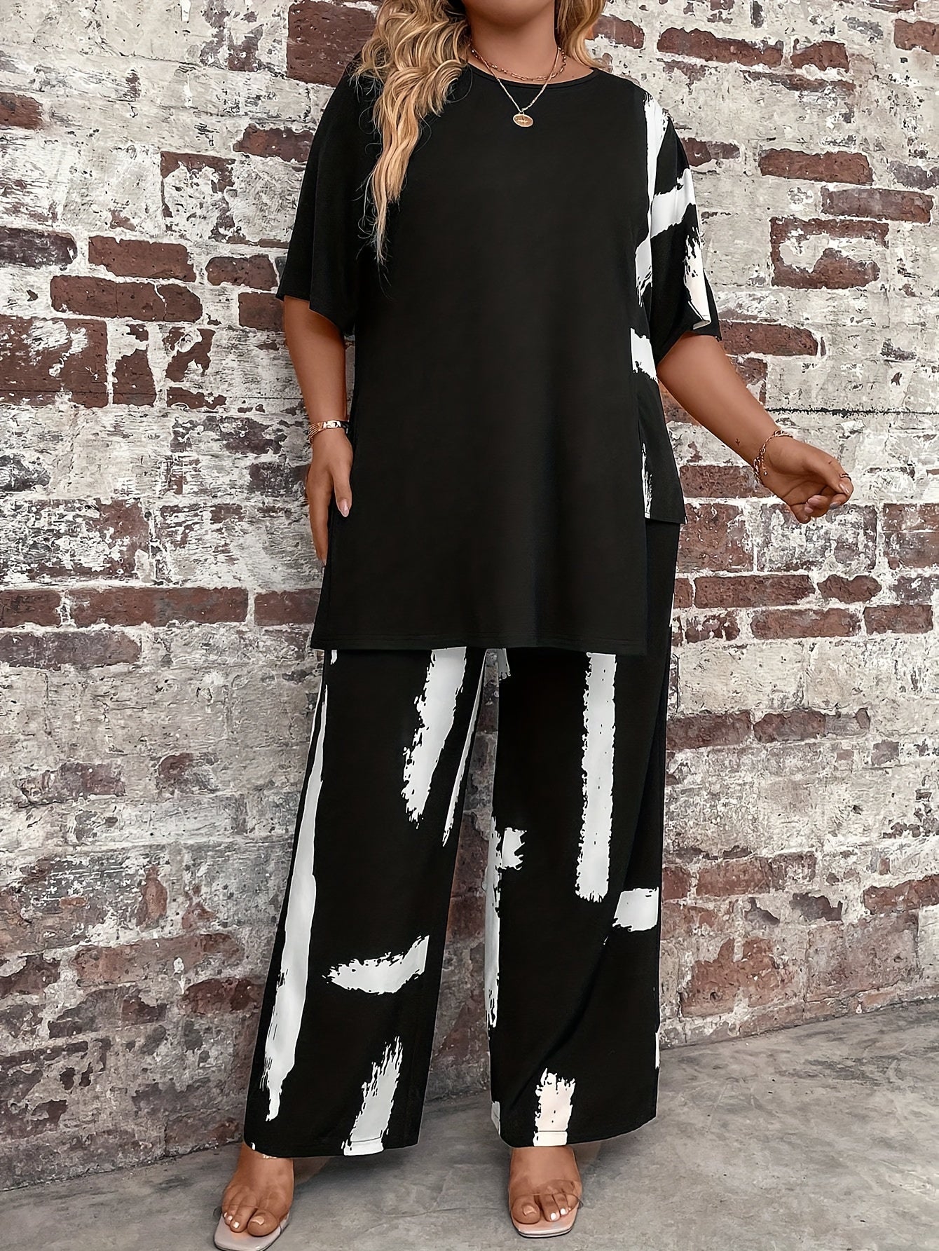 Schwarzes Muster-Set - Laura