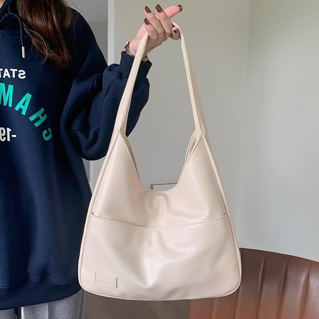 Burgunderrote Schultertasche - Elin