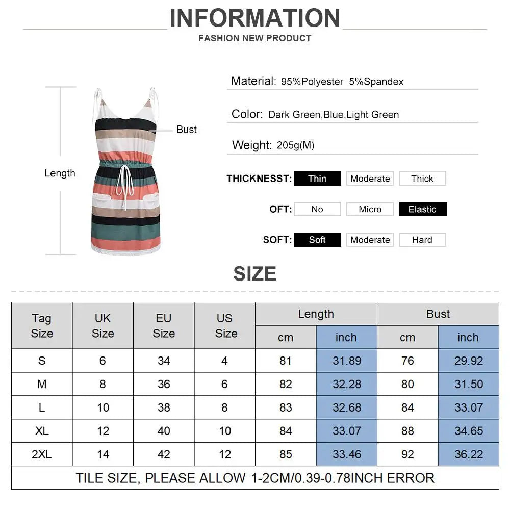 Dunkelgrünes Trägerkleid - Clara