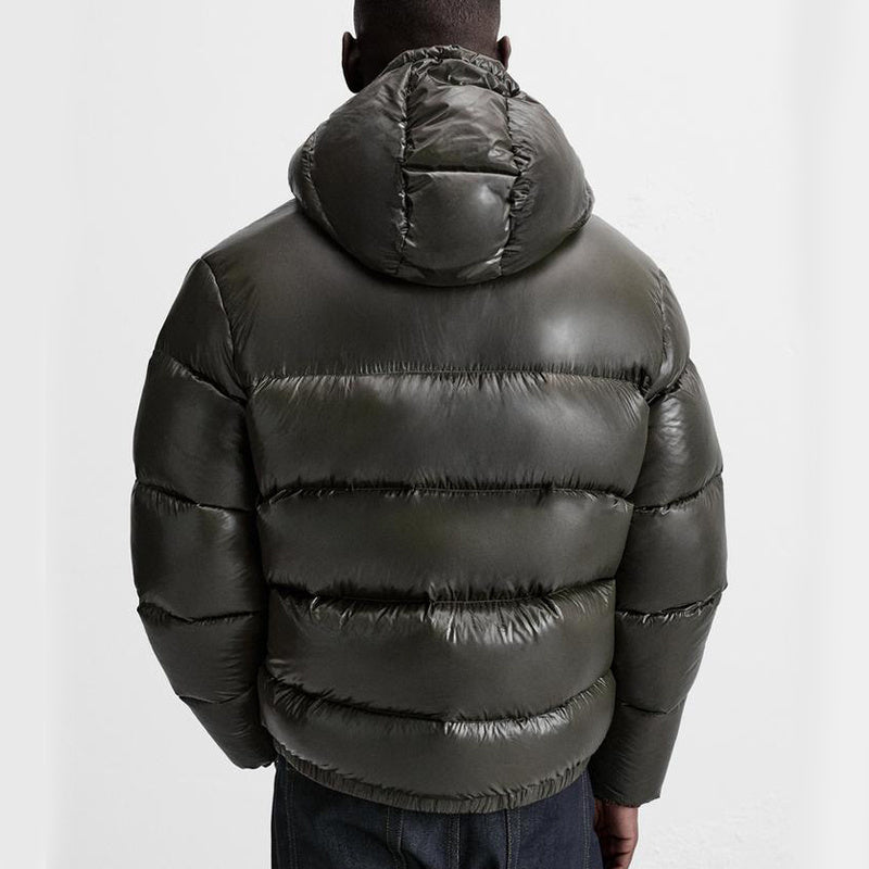 Warme Winter-Steppjacke Schwarz - Elias