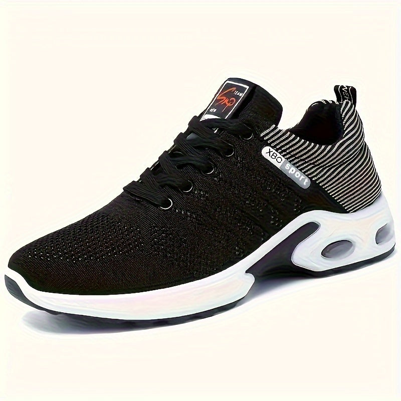 Schwarz-Rote Atmungsaktive Sneakers - Max
