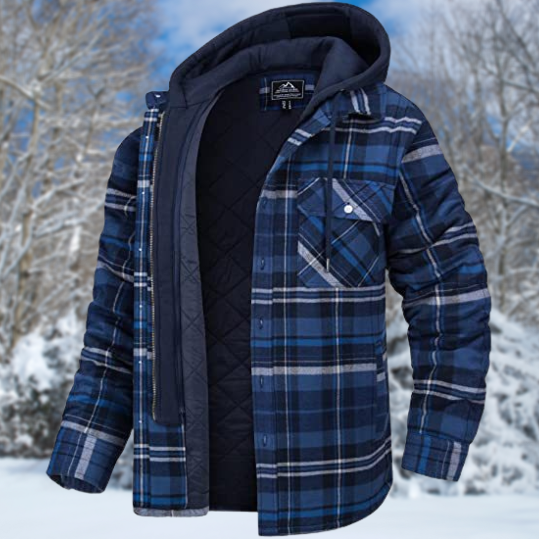 Winterjacke Schwarz-Weiß - Jonas