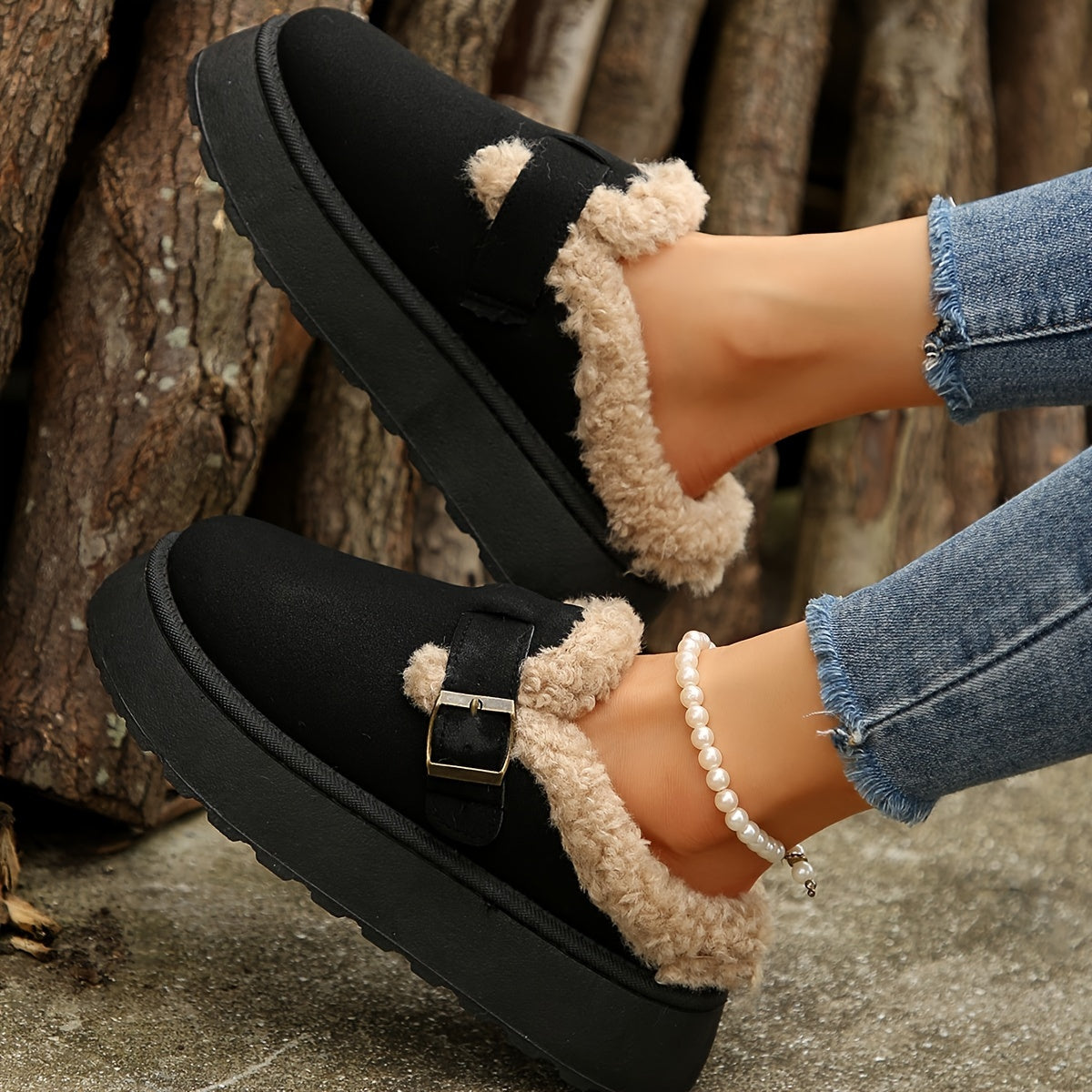 Dunkelbraune Winter Sneakers - Noor