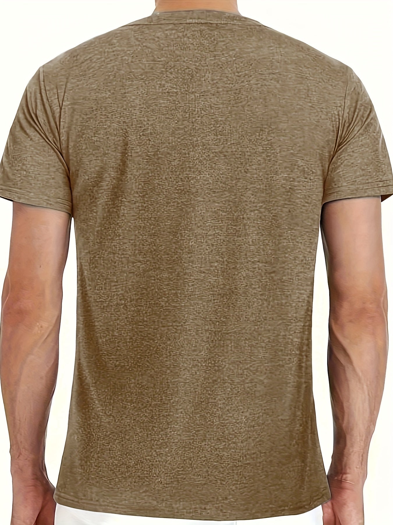 Schwarzes Henley-T-Shirt - Tim