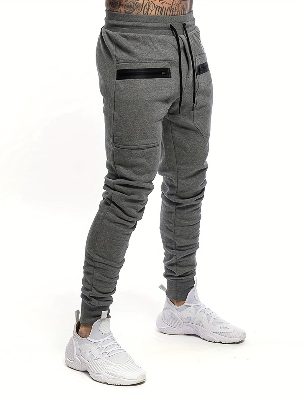 Dunkelgraue Slim-Fit Jogginghose für Herren - Hugo