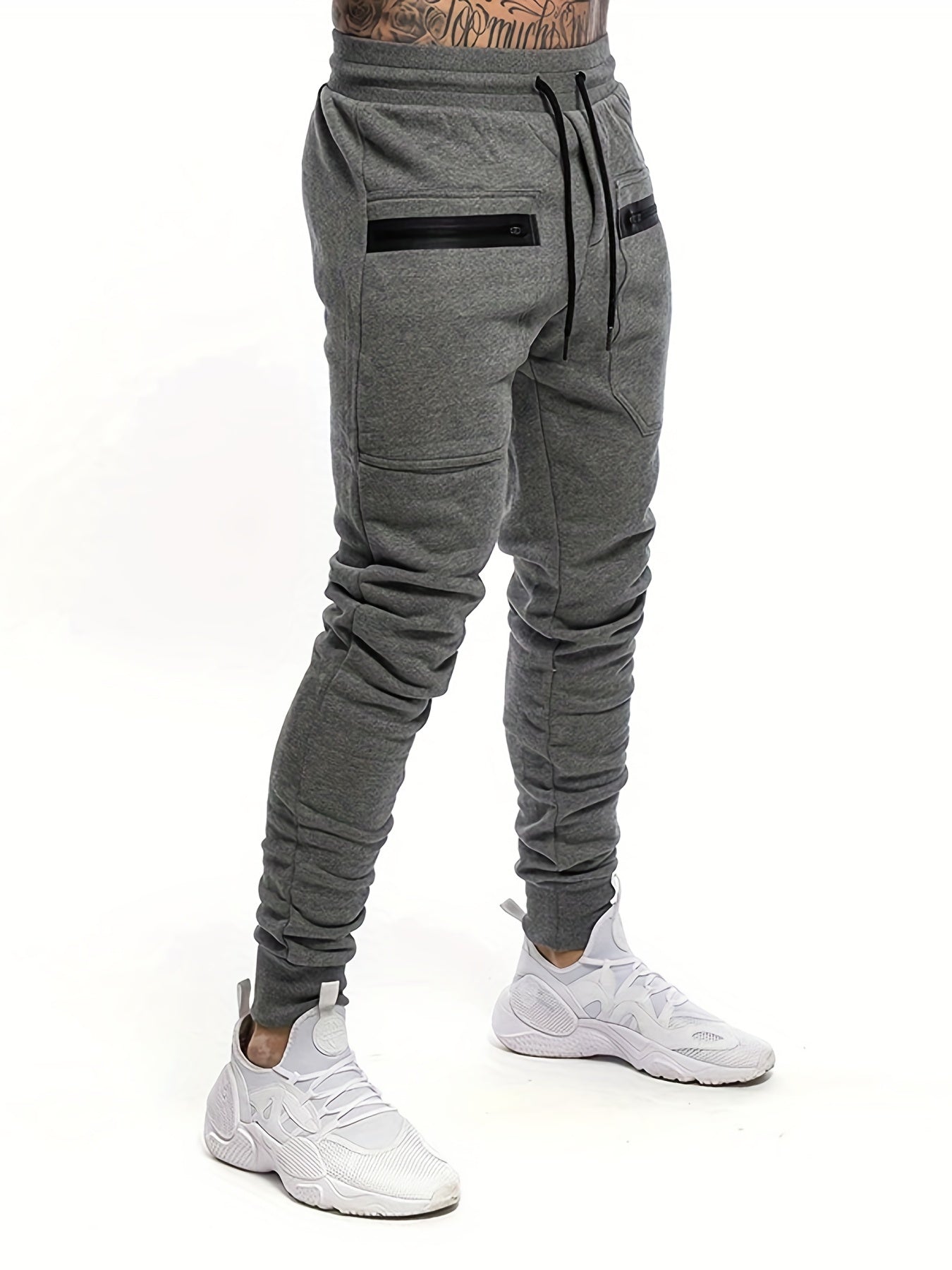 Dunkelgraue Slim-Fit Jogginghose für Herren - Hugo