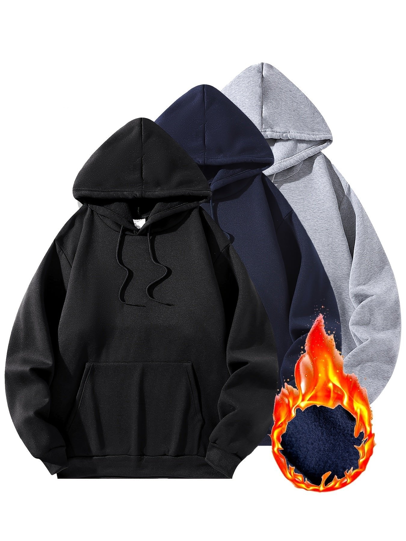Herren Fleece-Hoodie – Tom