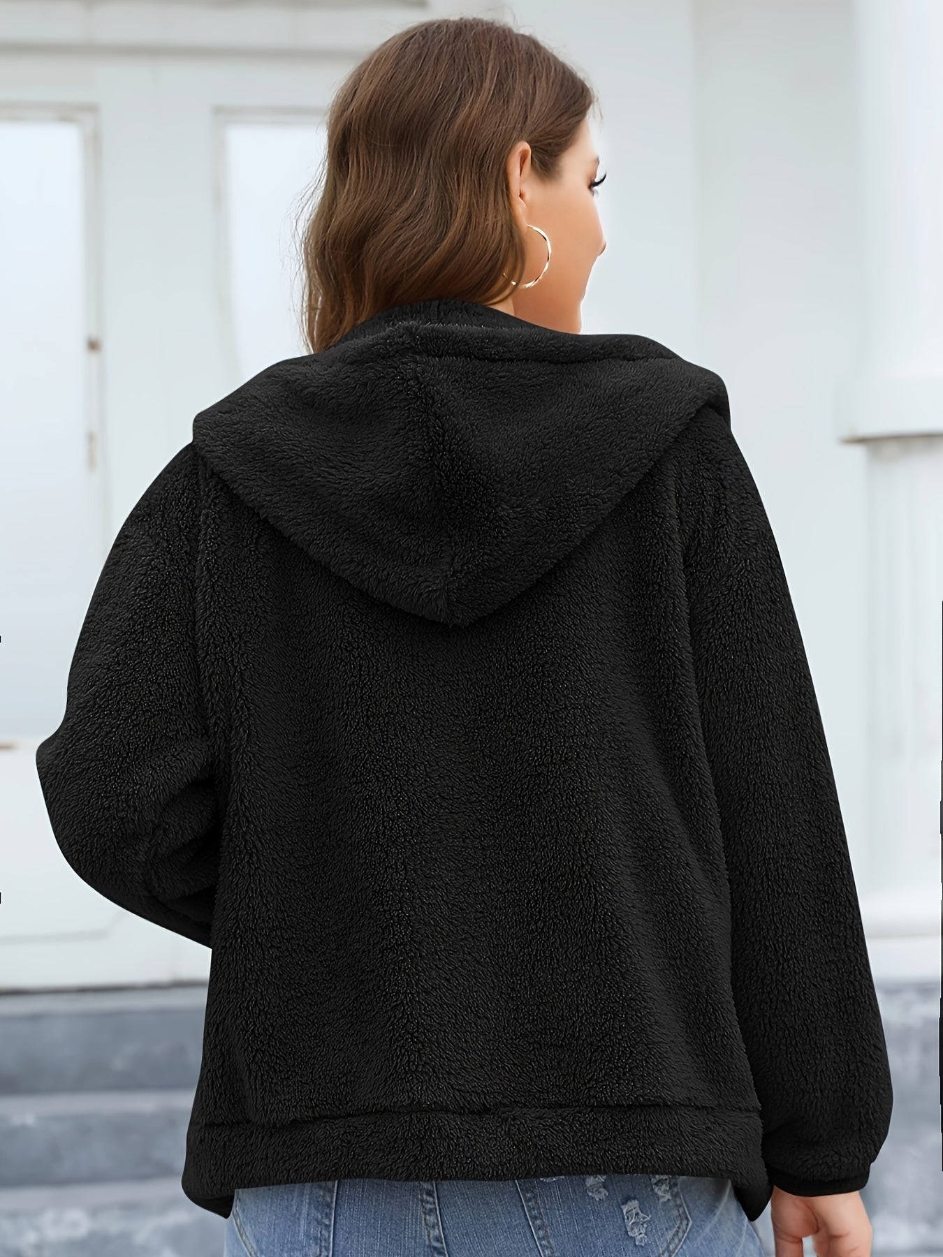Kamel Fleece Kapuzenjacke - Lotte
