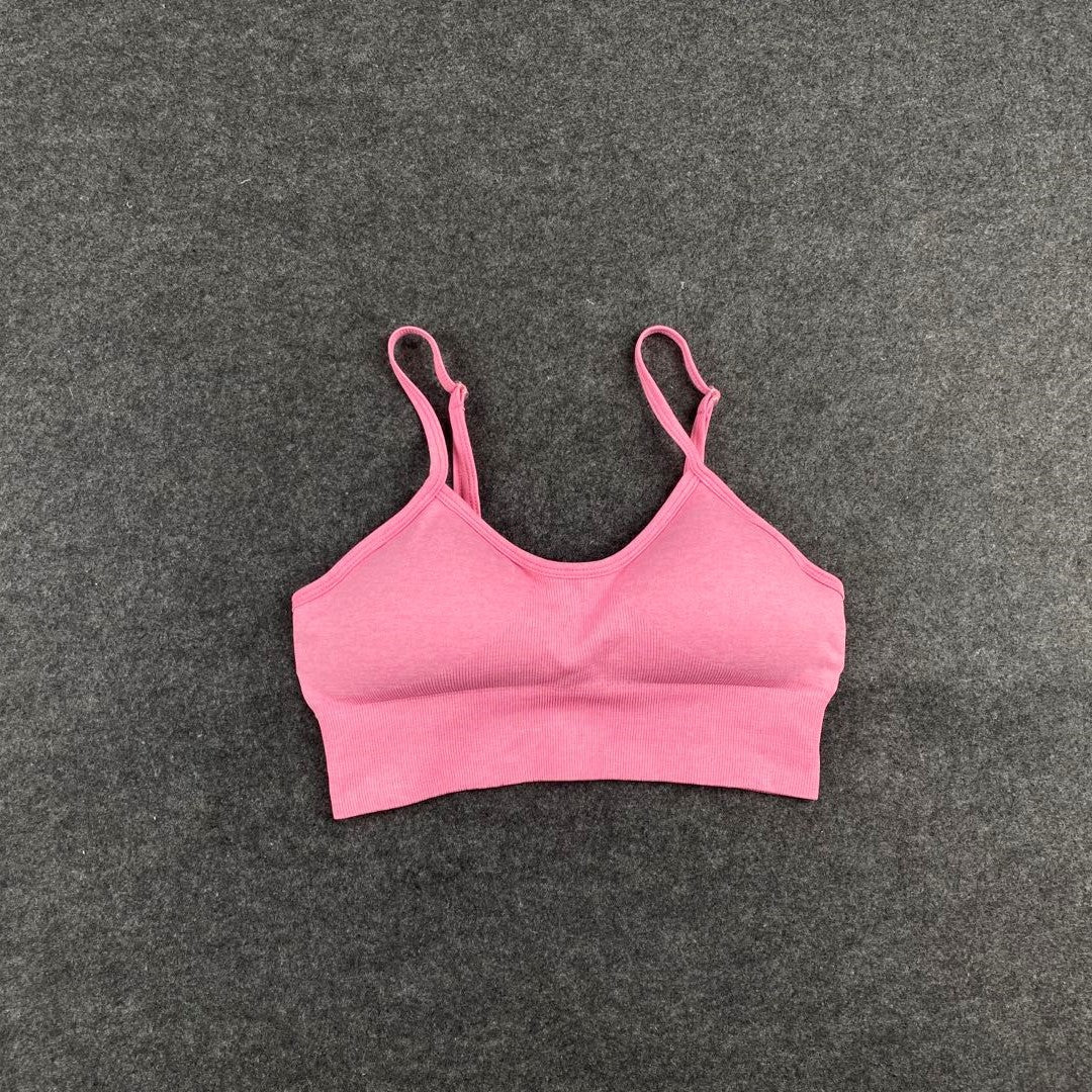 Ava - Orangefarbenes Nahtloses Yoga-Set