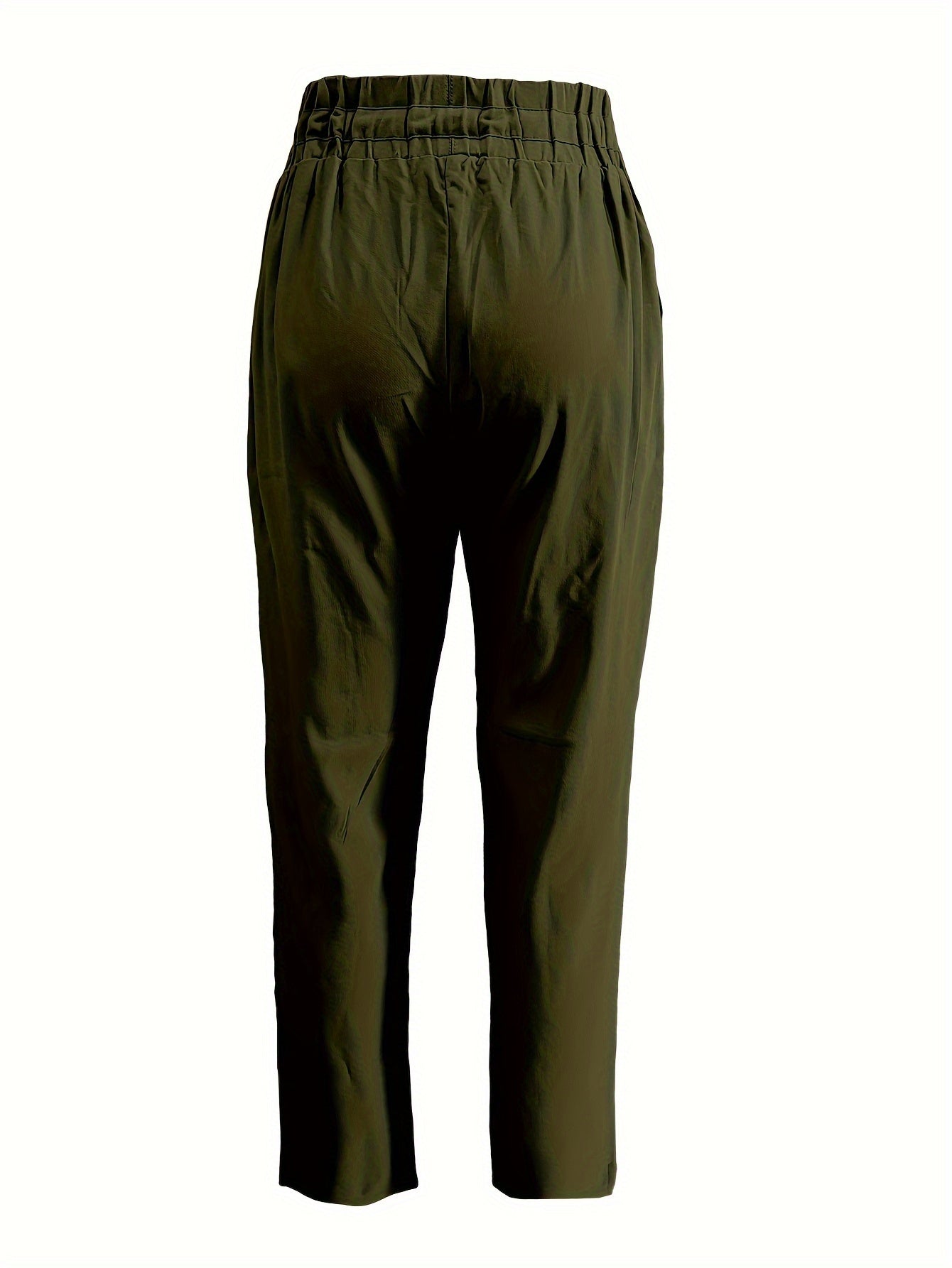 Aprikosenfarbene Slim Fit Hose - Nora