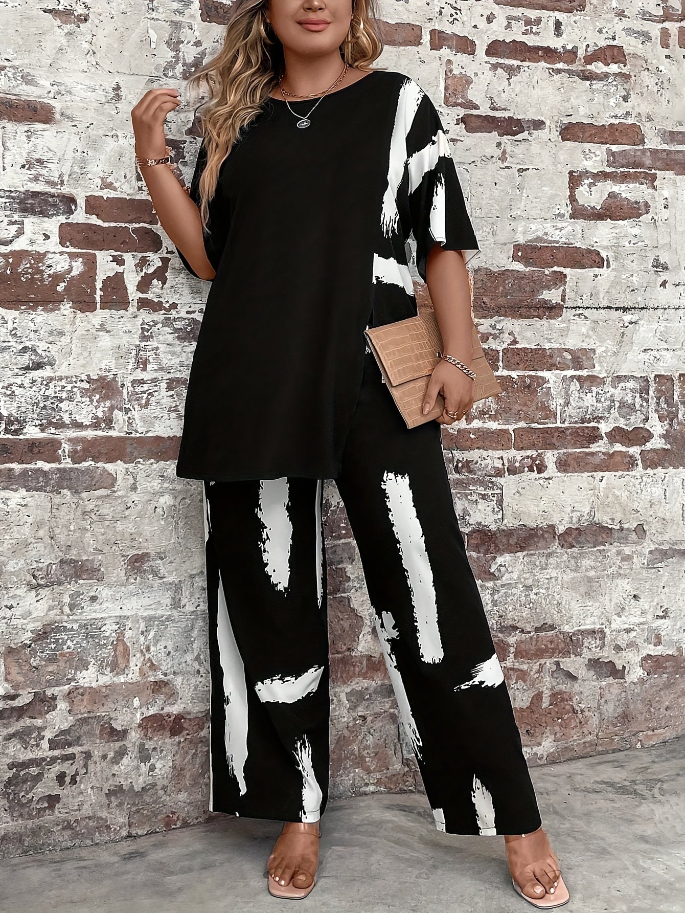 Schwarzes Muster-Set - Laura