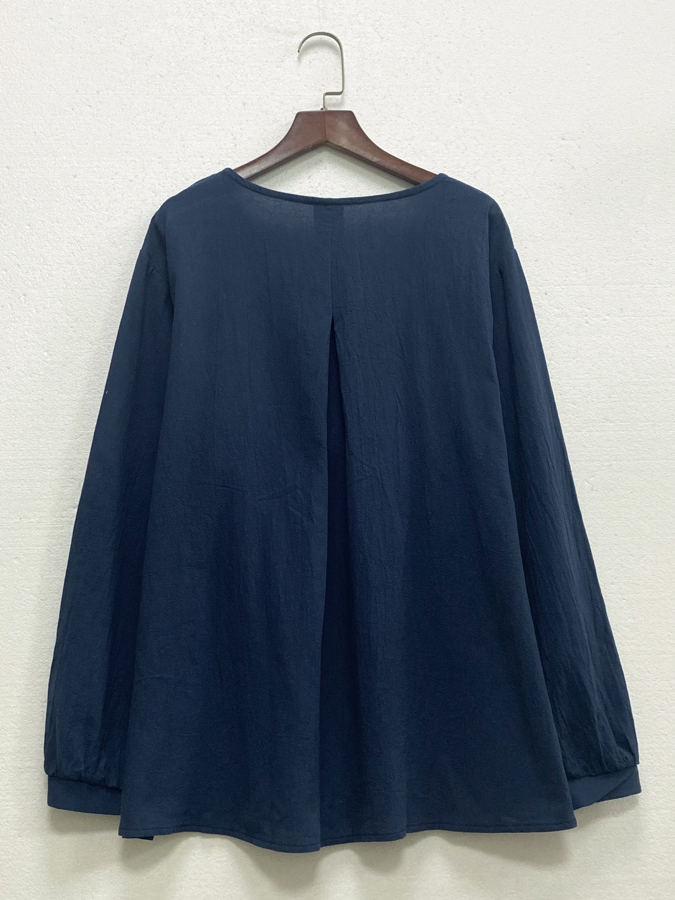 Rosa Knopf-Front Bluse - Sophie