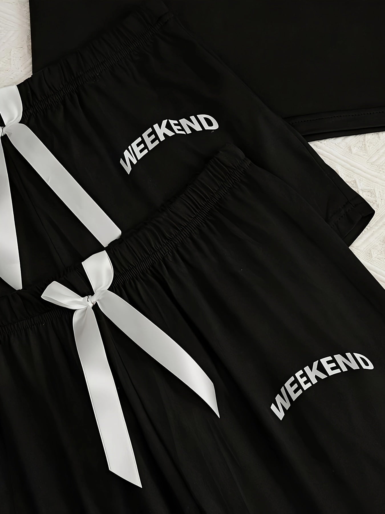Dunkelgraues 3-Teiliges Pyjama-Set - Weekend Vibes