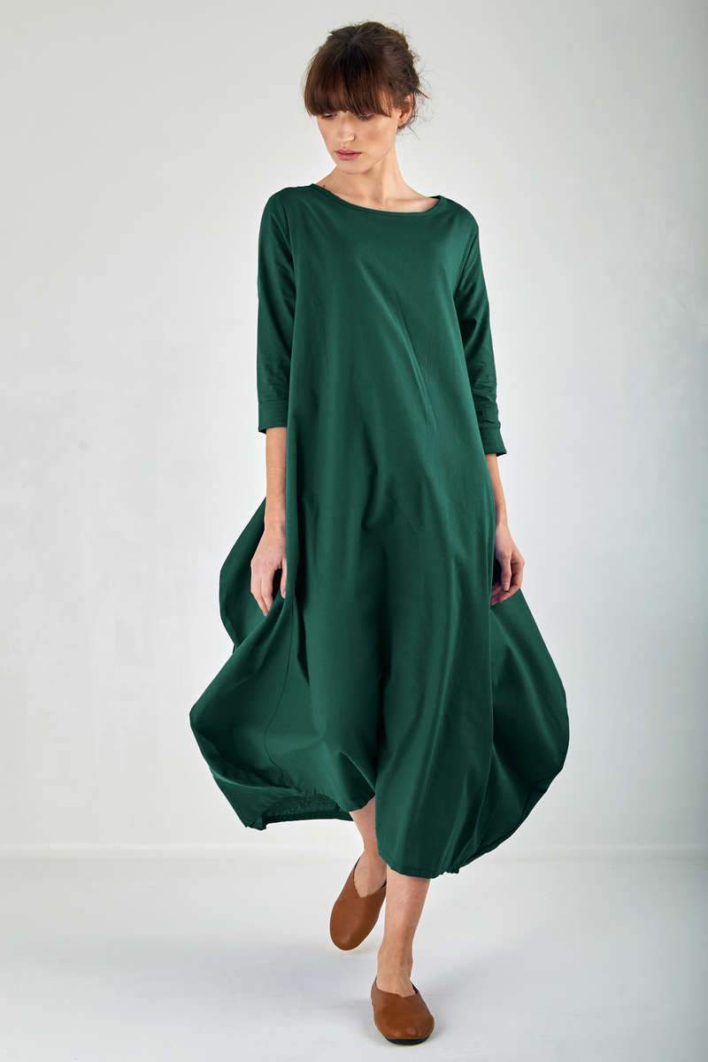 Lila - Königsblaues Boho Maxikleid