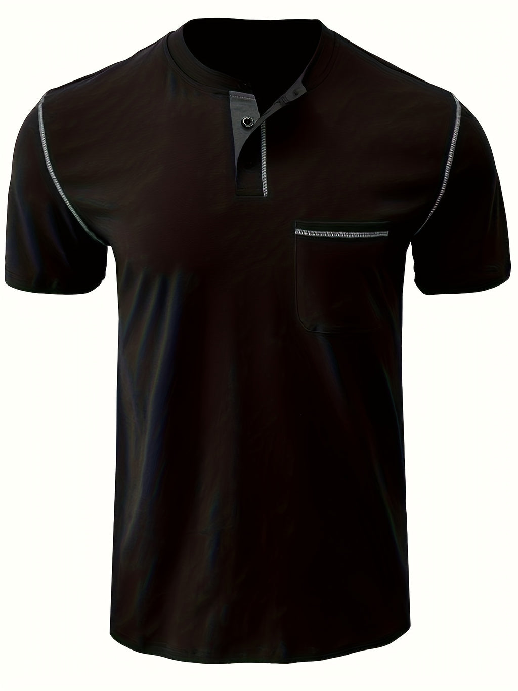 Königsblaues Henley T-Shirt - Finn