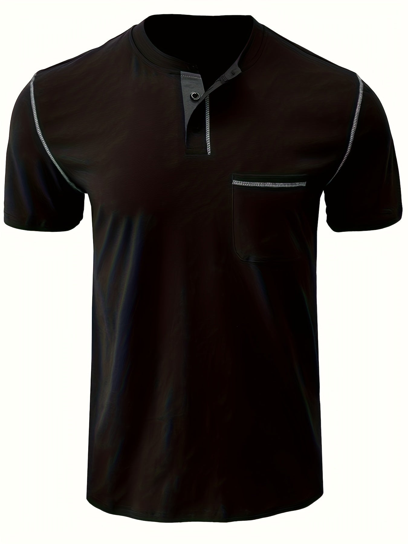 Königsblaues Henley T-Shirt - Finn