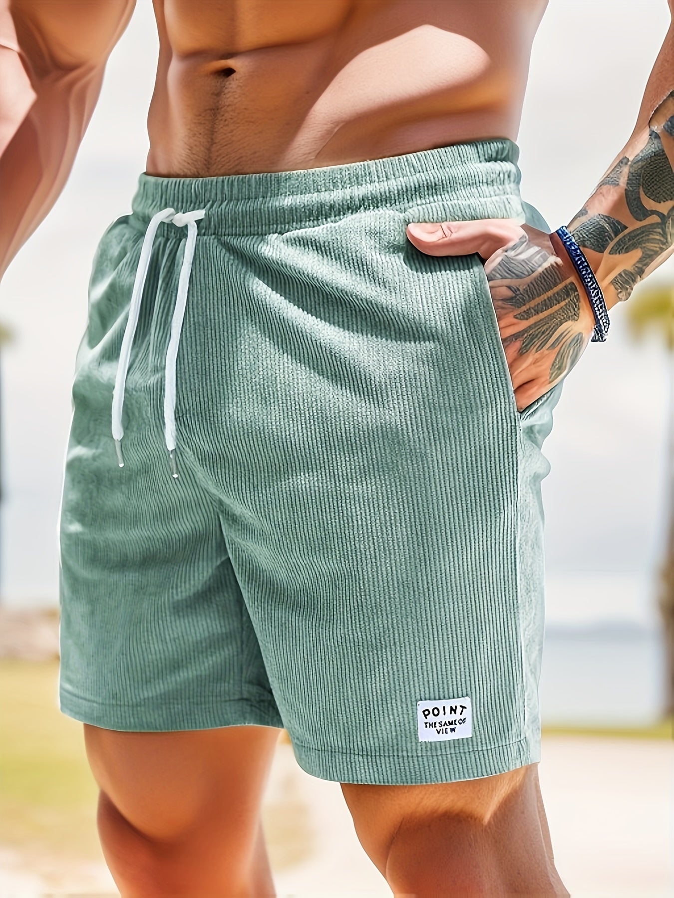 Armee-Grüne Strandshorts - Otto