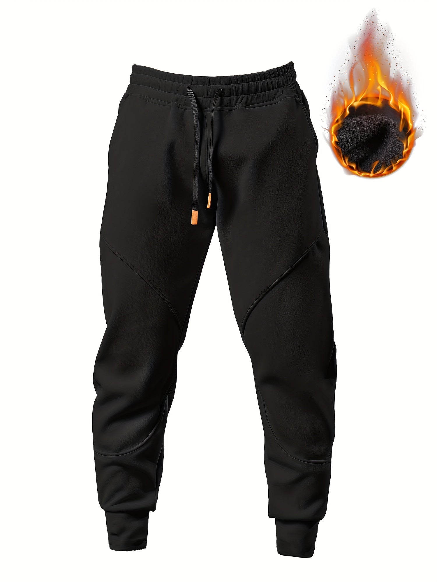 Schwarze Fleece-Jogginghose - Max