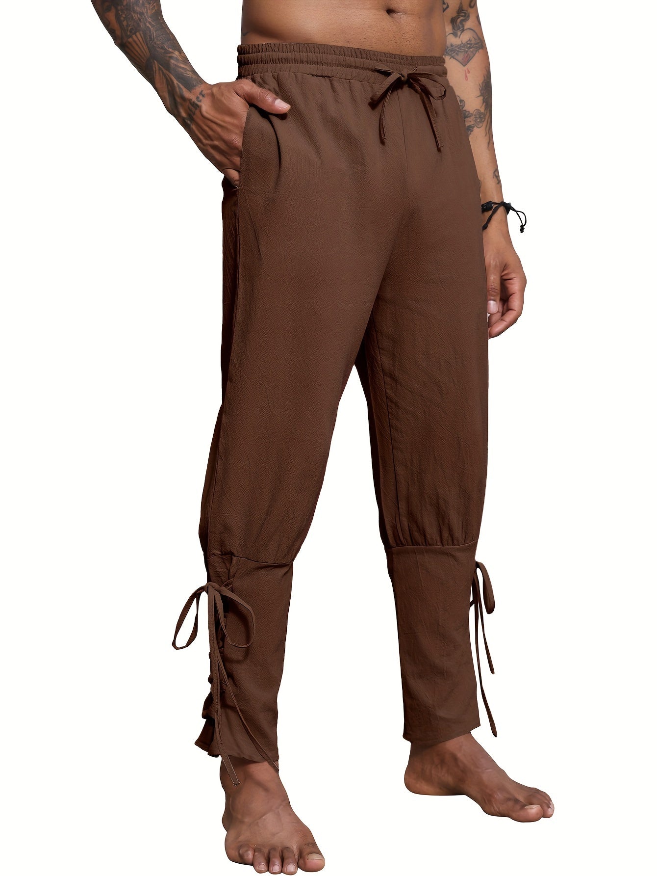 Schwarze Harem-Piratenhose - Ronny