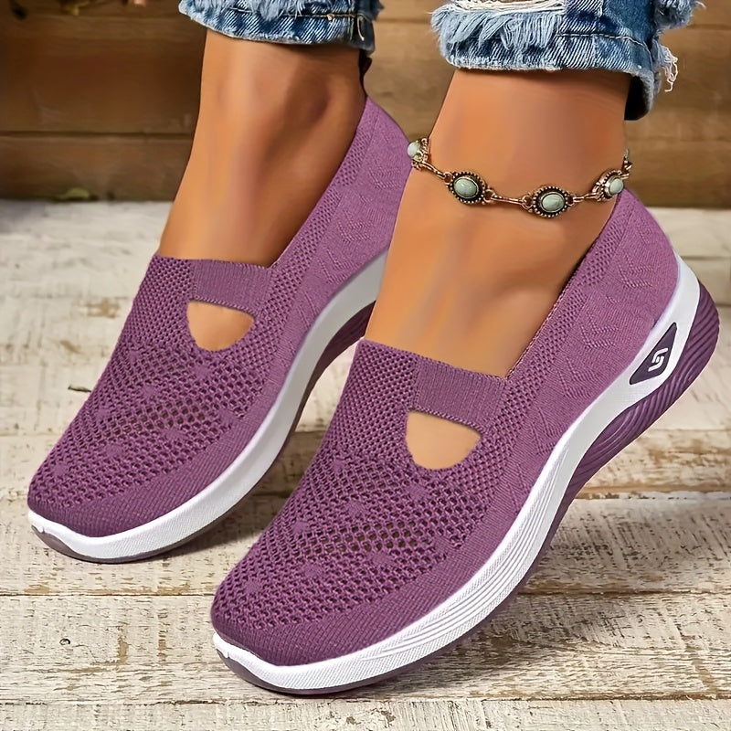 Rote Leichte Slip-On Sneakers - Ruby