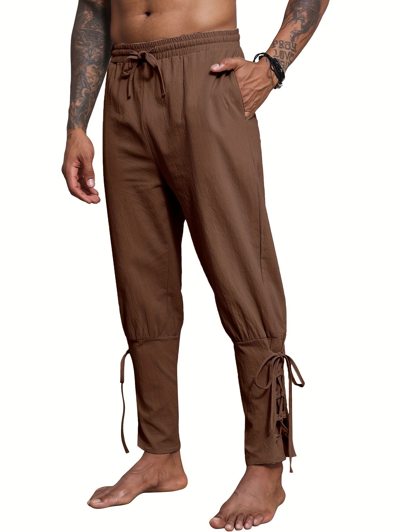 Schwarze Harem-Piratenhose - Ronny