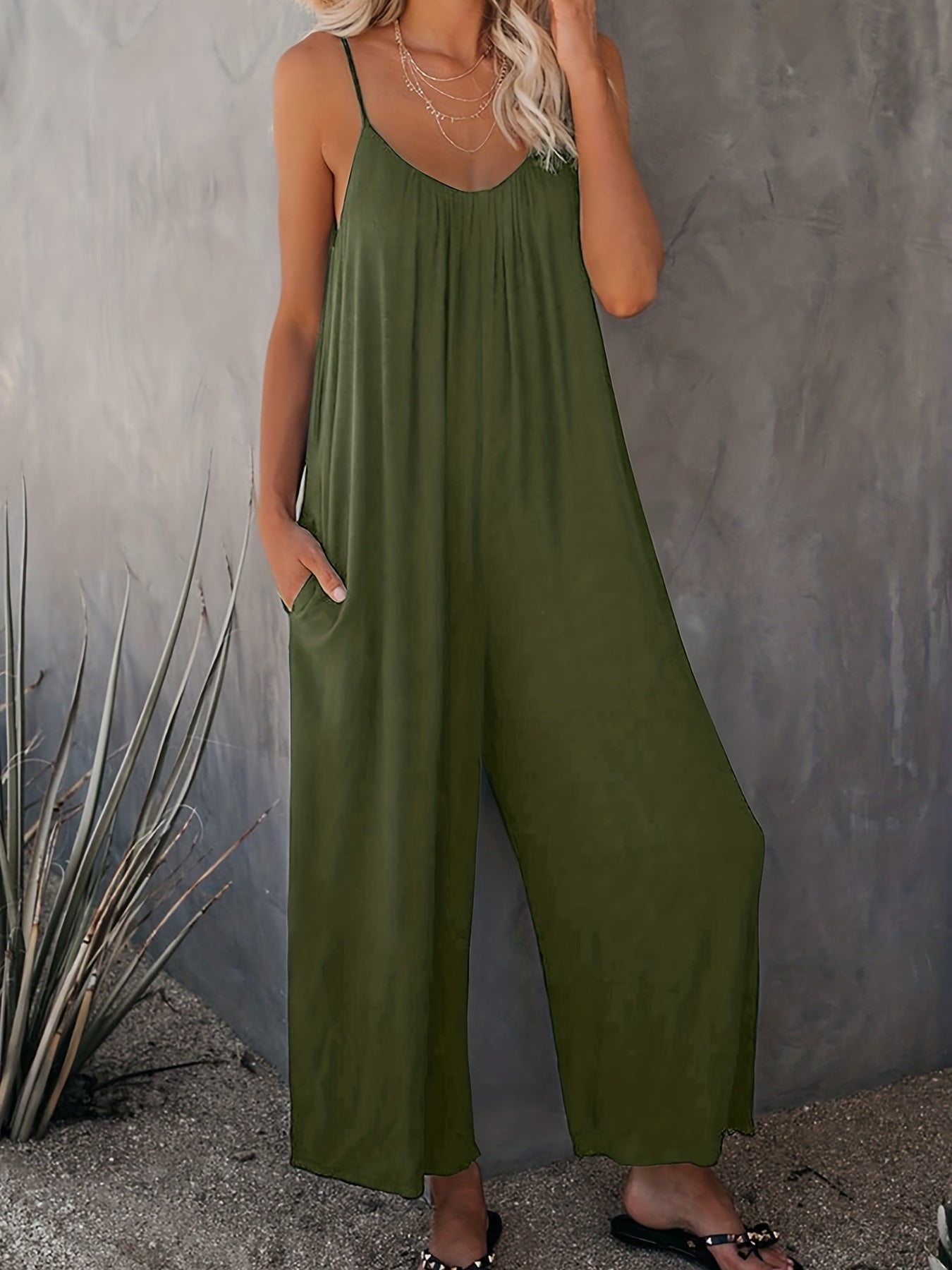 Schwarzer Jumpsuit - Lara