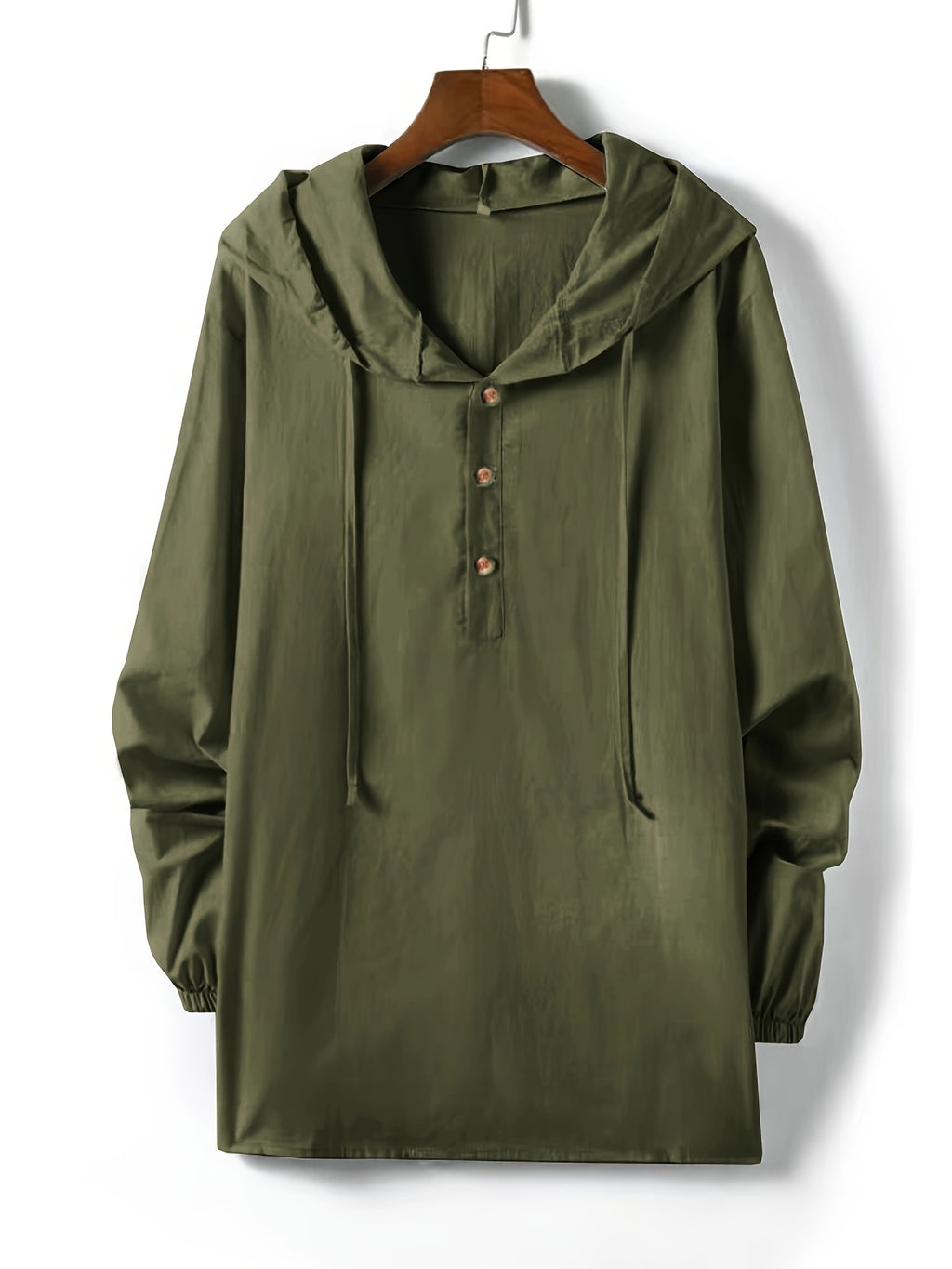 Schwarzes Henley-Shirt - Lars