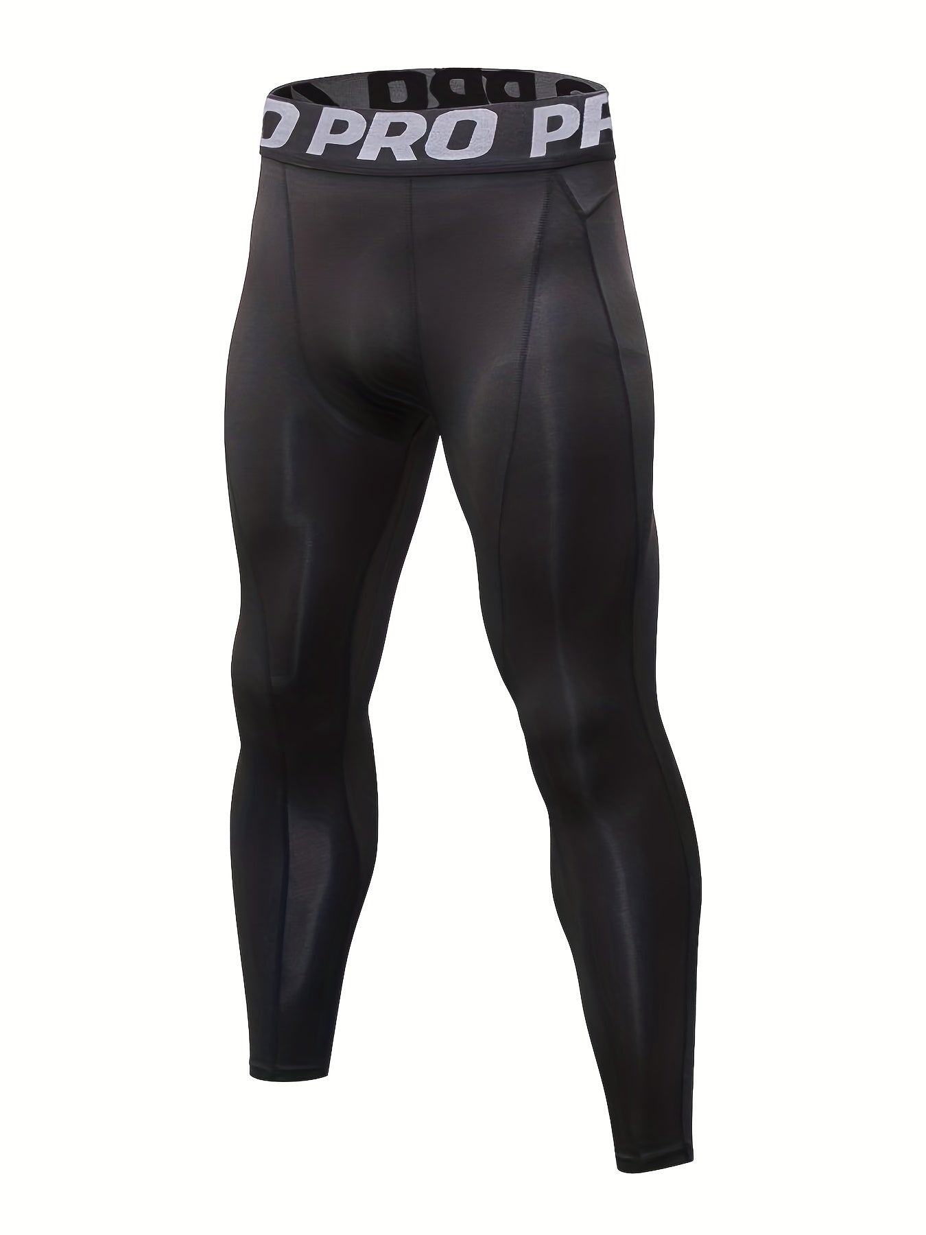 Schwarze Kompressions-Leggings - Wendell