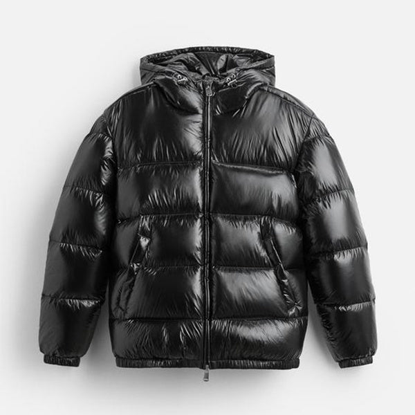 Warme Winter-Steppjacke Schwarz - Elias