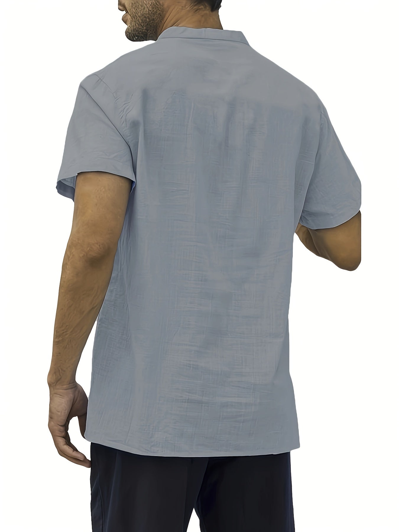 Marineblaues Henley-Hemd - Felix